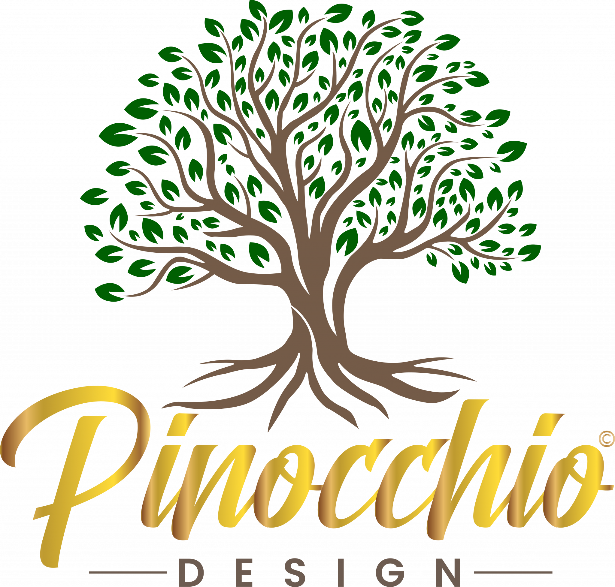 tree, pinocchio design, goldbrushed design, interior design, fengshui interior
